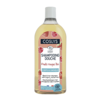 COSLYS Coslys - 2 az 1-ben zuhany sampon szappan nélkül hajra és testre Piros bogyós gyümölcs, 750 ml