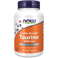 NOW® Foods NOW Taurin (Taurin) 1000 mg, 100 növényi kapszula