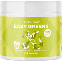 BrainMax BrainMax Easy Greens, Lime, 10 g, 1 adag Zöld ételek keveréke BIO kurkumával, steviával és citromfűvel, 1 adag