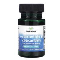 Swanson Swanson Astaxanthin&Zeaxanthin, 60 kapszula Étrend-kiegészítő