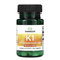 Swanson Swanson K1-vitamin, 100 mcg, 100 tabletta Étrend-kiegészítő