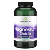 Swanson Swanson magnézium-oxid, magnézium-oxid, 200 mg, 250 kapszula Étrend-kiegészítő