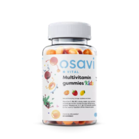 Osavi Osavi Multivitamin Gummies KIDS, Multivitamin gumicukor gyerekeknek, cukormentes, narancs, málna, citrom, 60 cukorka Étrend-kiegészítő