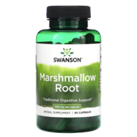 Swanson Swanson Marshmallow Root - emésztést segítő, 500 mg, 90 növényi kapszula Étrend-kiegészítő