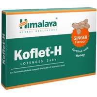 Himalaya Herbals Himalaya Koflet-H Ginger, gyömbér ízű pasztilla, 12 db Étrend-kiegészítő