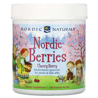 Nordic Naturals Nordic Berries multivitamin gyerekeknek, cseresznye, 120 gumicukor