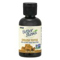 NOW® Foods NOW Jobb Stevia Liquid, angol karamell, 59ml