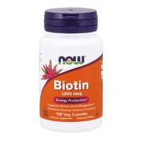 NOW® Foods NOW Biotin, 1000 ug, 100 növényi kapszulában