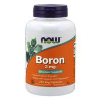 NOW® Foods NOW Boron (bór), 3 mg, 250 kapszula