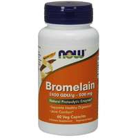 NOW® Foods NOW Bromelain, 500 mg, 60 növényi kapszula