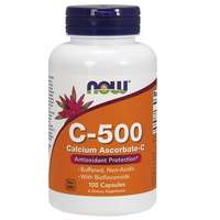 NOW® Foods NOW C-500 vitamin pufferolt, PH semleges C-vitamin, 100 kapszula