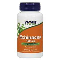 NOW® Foods NOW Echinacea, 400 mg, 100 növényi kapszulában