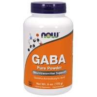 NOW® Foods NOW GABA (gamma-amino-vajsav) tiszta por, 170 g