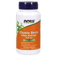 NOW® Foods NOW Chaste Berry Vitex kivonat, 300 mg, 90 gyógynövény kapszula