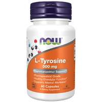 NOW® Foods NOW L-tirozin, 500 mg, 60 kapszula