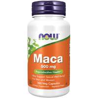 NOW® Foods NOW Maca, Perui vízitorma, 500 mg, 100 gyógynövényes kapszula