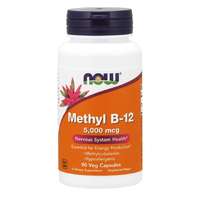 NOW® Foods NOW Methyl B12 5000 mcg, 90 növényi kapszula