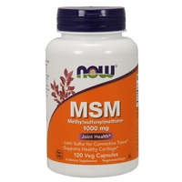 NOW® Foods NOW MSM (metilszulfonil-metán), 1000 mg, 120 növényi kapszula