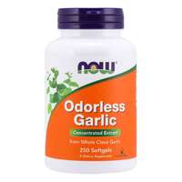 NOW® Foods NOW Odorless Garlic, szagtalan fokhagyma kivonat), 250 softgel kapszulaban