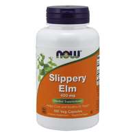 NOW® Foods NOW Slippery Elm (Red Elm), 400 mg, 100 gyógynövényes kapszula