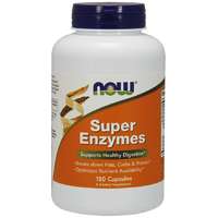 NOW® Foods NOW Super Enzymes, Szuper enzimek, komplex emésztőenzimek, 180 kapszula