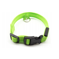  DUKE zöld LED nyakörv kutyák/macskák számára - többféle méretben Méret: M