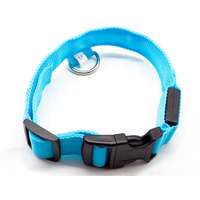  DUKE kék LED nyakörv kutyák/macskák számára - többféle méretben Méret: S