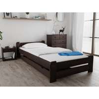  Emily ágy 90x200 cm, diófa Ágyrács: Ágyrács nélkül, Matrac: Deluxe 10 cm matrac