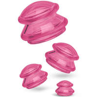  Fabulo Mushroom gomba alakú szilikon köpöly készlet, 4db Szín: rózsaszín
