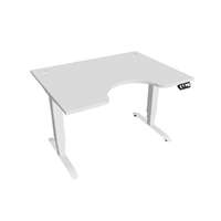 Hobis Motion Ergo elektromosan állítható magasságú íróasztal - 3M szegmensű, memória vezérléssel Szélesség: 120 cm, Szerkezet színe: fehér RAL 9016, Asztallap színe: fehér