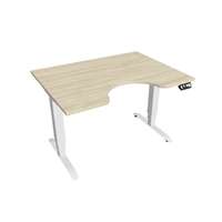  Hobis Motion Ergo elektromosan állítható magasságú íróasztal - 3M szegmensű, memória vezérléssel Szélesség: 120 cm, Szerkezet színe: fehér RAL 9016, Asztallap színe: akác