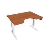  Hobis Motion Ergo elektromosan állítható magasságú íróasztal - 3M szegmensű, memória vezérléssel Szélesség: 120 cm, Szerkezet színe: fehér RAL 9016, Asztallap színe: cseresznye