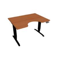  Hobis Motion Ergo elektromosan állítható magasságú íróasztal - 3M szegmensű, memória vezérléssel Szélesség: 120 cm, Szerkezet színe: fekete RAL 9005, Asztallap színe: cseresznye