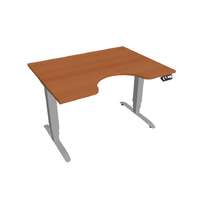  Hobis Motion Ergo elektromosan állítható magasságú íróasztal - 3M szegmensű, memória vezérléssel Szélesség: 120 cm, Szerkezet színe: szürke RAL 9006, Asztallap színe: cseresznye