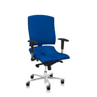  Asana Steel Standard ergonomikus irodai szék Kárpit színe: ECO-bőr Kék 567, Kartámla: kartámla nélküli