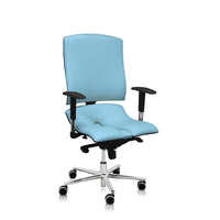  Asana Steel Standard ergonomikus irodai szék Kárpit színe: ECO-bőr Világos kék 574, Kartámla: kartámla nélküli