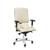  Asana Steel Standard ergonomikus irodai szék Kárpit színe: ECO-bőr Krém 554, Kartámla: kartámla nélküli