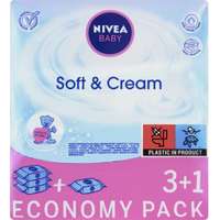  Nivea Baby Soft & Cream Wipes 4 x 63 db