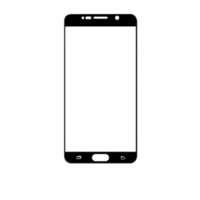  Temp-glass418 Samsung Galaxy Note 5 (N920T / N920A / N920I / N920G / N920G/DS) Fekete Karcálló, ütésálló kijelzővédő üvegfólia, 9H tempered glass, törlőkendővel
