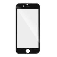  Temp-glass006246 Apple iPhone 6G/6S 5D-teljes lefedettséget biztosító fekete színű kerettel, karcálló,ütésálló kijelzővédő üvegfólia, 9H tempered glass, törlőkendővel