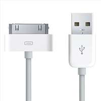 Ismeretlen gyártó töltőkábel iPhone, iPod adatkábel USB 2.0 fehér (USB/iPhone 3/4/4S iPad 2/3 ) kábel
