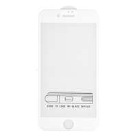  Temp-glass221 Apple iPhone 7 / 8 fehér 5D-teljes lefedettséget biztosító Karcálló, ütésálló kijelzővédő üvegfólia, 9H tempered glass, törlőkendővel
