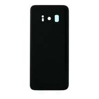  tel-szalk-00196 Samsung Galaxy S8 fekete akkufedél, hátlap, hátlapi kamera lencse