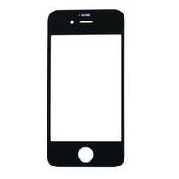  tel-szalk-02333 Üveg előlap - kijelző részegység nem-touch iPhone 4 4 CDMA fekete utángyártott