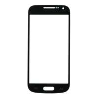  tel-szalk-02558 Samsung Galaxy S4 mini üveg előlap - kijelző részegység nem-touch fekete szervizalkatrész (Oleafobic Layer, olajtaszító réteg nélkül)