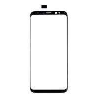  tel-szalk-02595 Gyári eredeti Samsung Galaxy S8 fekete Üveg előlap - kijelző részegység nem-touch