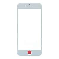  tel-szalk-02648 Üveg előlap, kerettel - LCD kijelző részegység nem-touch Apple iPhone 6S fehér OEM