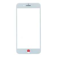  tel-szalk-02651 Üveg előlap, kerettel - LCD kijelző részegység nem-touch iPhone 7 Plus fehér OEM(Cold Press)