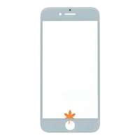  tel-szalk-02673 Üveg előlap, kerettel - LCD kijelző részegység nem-touch iPhone 7 fehér OEM(Cold Press)