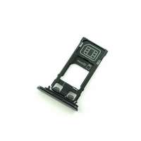  tel-szalk-003915 Sony Xperia XZ fekete SIM & SD kártya tálca (1 SIM kártyás telefonhoz)